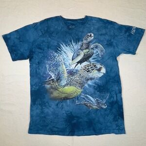 The Mountain Size XL Find The 9 Sea Turtles Tie Dye Graphic T Shirt‎